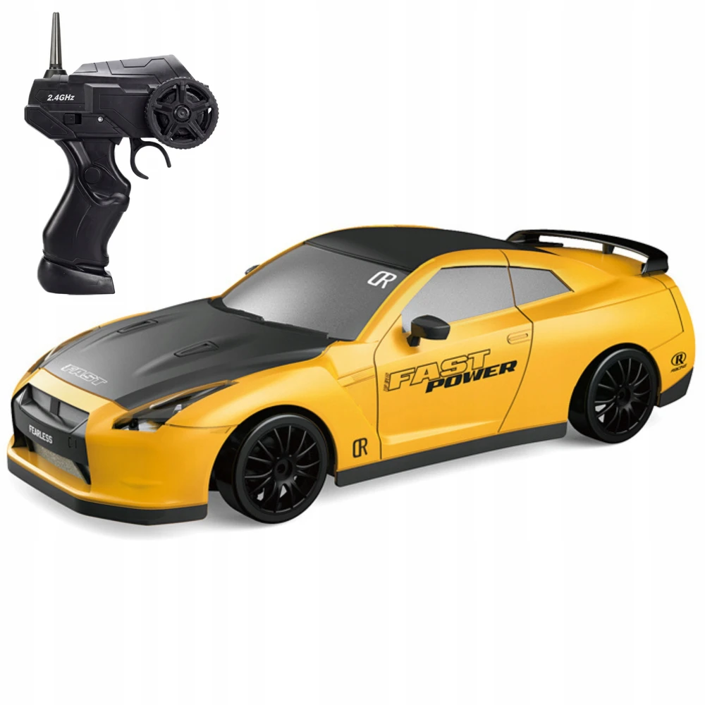 Edaxe RC AUTOMOBILIŲ NUOTOLINIO KONTROLĖ DRIFFT CAR 4x4 + KŪGINIAI 8xPAdangos