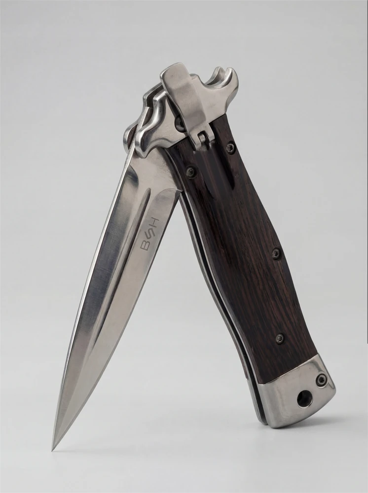EDC BSH ADVENTURE N-513D spyruoklinis peilis pagamintas iš 420 plieno, kompaktiškas