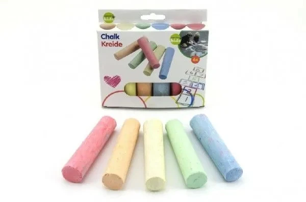 Eddy Toys SPALVINGA JUMBO KELIŲ KREIDA PIEŠIMUI, 6 Vnt