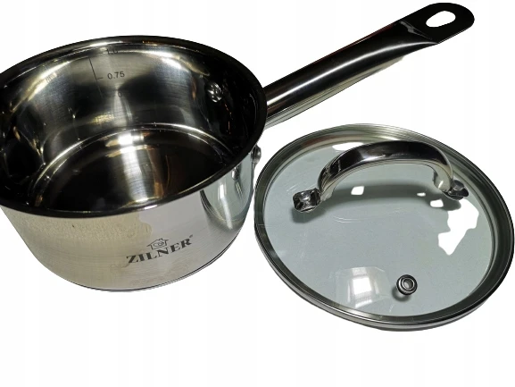 Edel Hoff Plieninis puodas su dangčiu, 1,8L, INDUKCINIS, 16cm