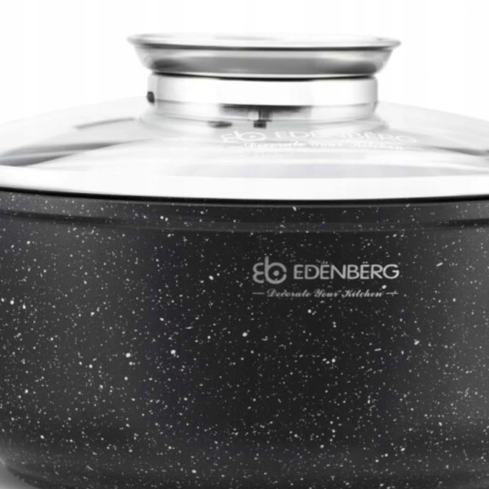 Edenberg DIDELIS MARMURINIS PUODAS, NEPRIKLANTAS PUODAS, 36cm 13,5L
