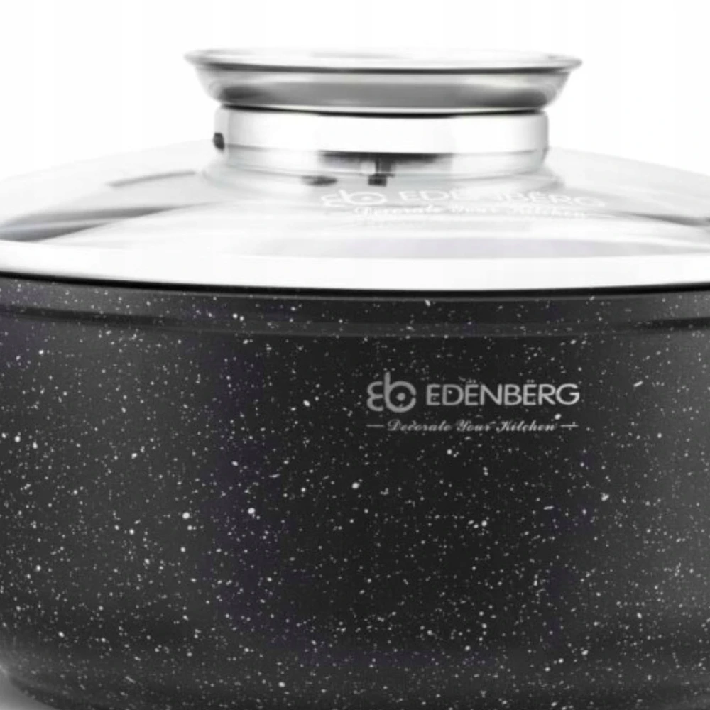 Edenberg DIDELIS MARMURINIS PUODAS, NEPRIKLANTAS PUODAS, 40cm 18,5L
