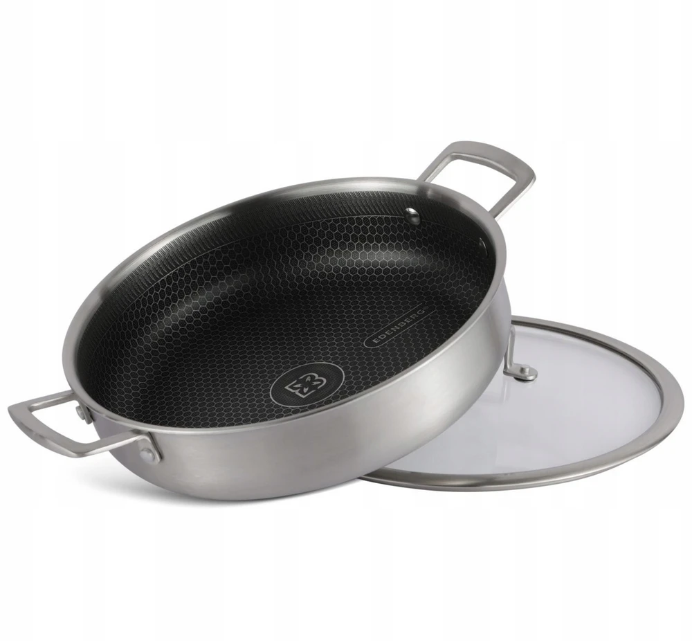 Edenberg LĖŠTĖS Puodas su dangteliu HONEY COMB NONLIPE INDUKCIJA 24cm 2,8L