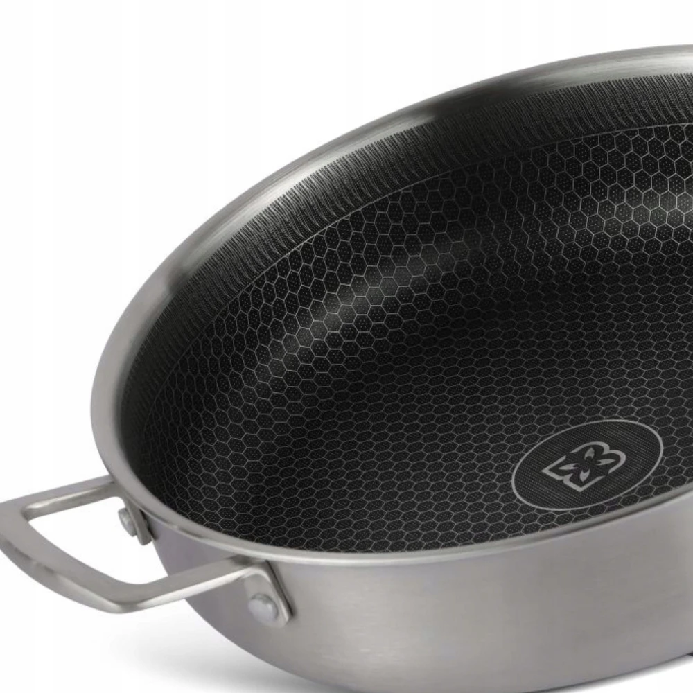 Edenberg LĖŠTĖS Puodas su dangteliu HONEY COMB NONLIPE INDUKCIJA 24cm 2,8L