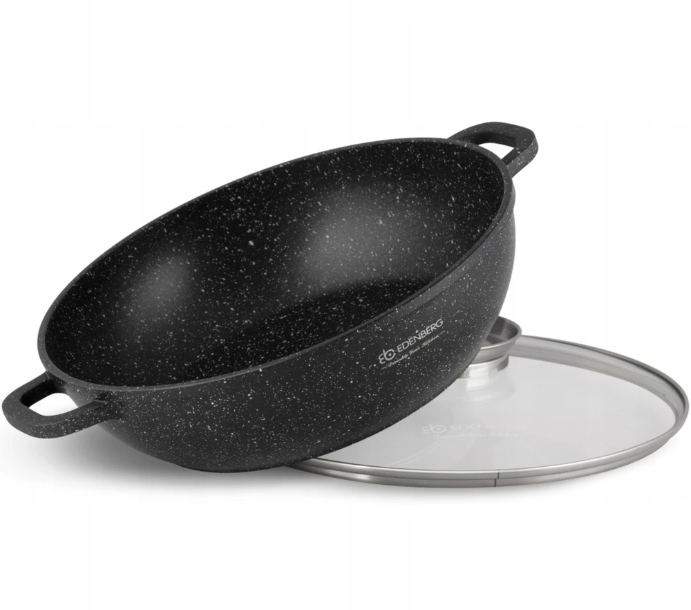Edenberg MARMURINIS PUODAS KEPTUVAS PLATUS NEKLUS PUODAS 28cm 3,3L