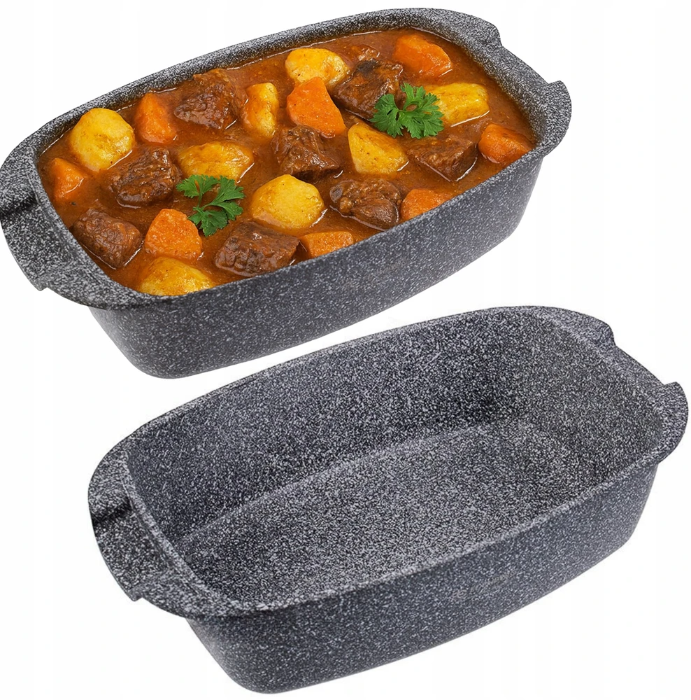 Edenberg PRAKTINĖ MARMURO keptuvė 5,5 l 32 cm žąsų kepimo mašina, skirta DUJŲ INDUKCIJAI