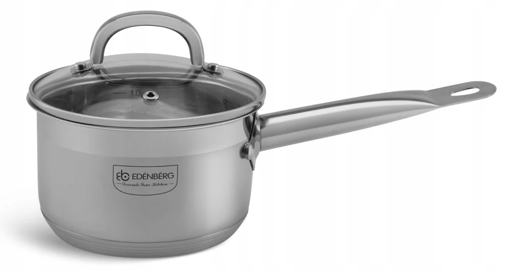 Edenberg Puodas Plieninis puodas 1,0 l