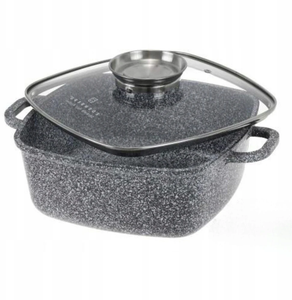 Edenberg tradicinis puodas MARMULINIS KEPIMO PUODAS 28x28cm 6,5 l