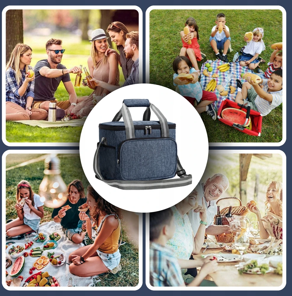 Edibazzar Termokrepšys Lunch box, mėlynas