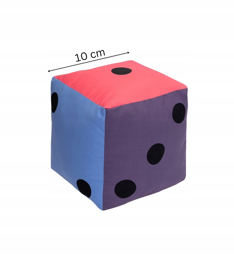 Edukacinė pastelinių spalvų "akson" kubas, 10 cm