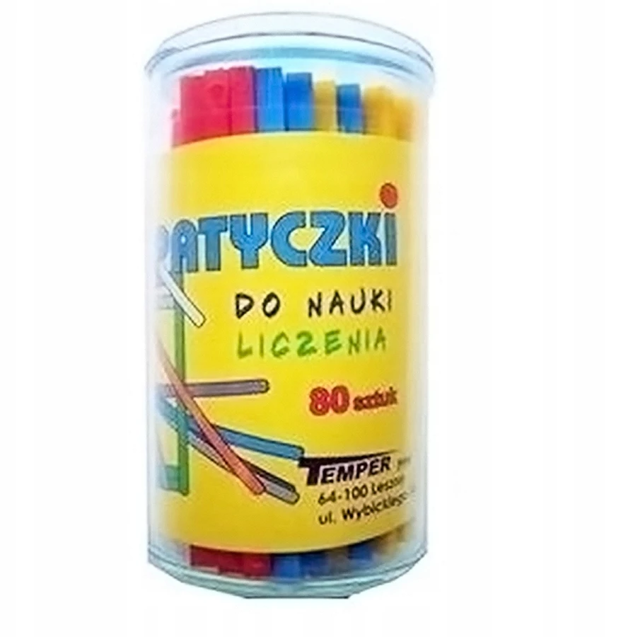 Edukacinis žaislas Skaičiavimo lazdelės Temper, 80 d.