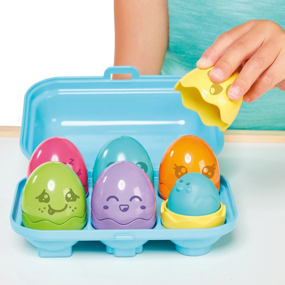 Edukacinių kiaušinių su garsais rinkinys Tomy Toomies, E73563, 6 d.