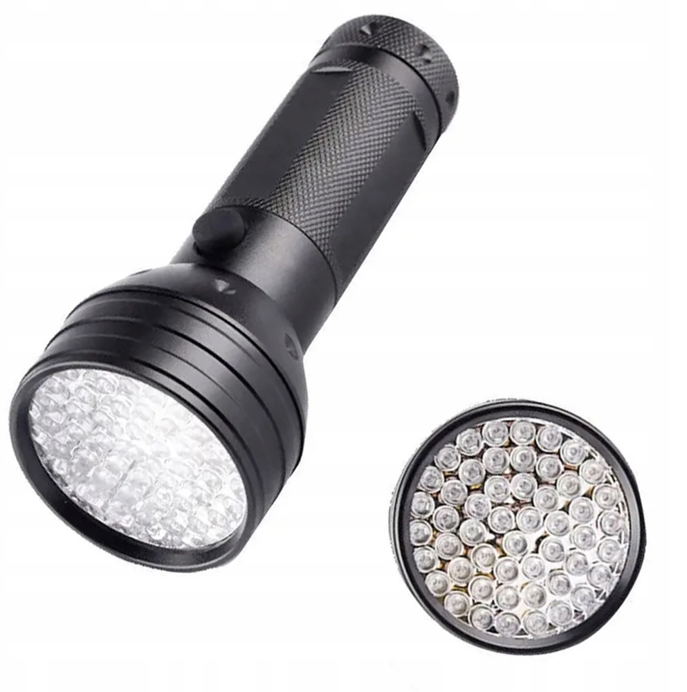Efox TAKTINIS BLYKTINĖS ŽIBINTAS UV 51 LED, NAUDOJANT GINTARŲ GYVŪNINIŲ Šlapimo DĖMIŲ BANKNOTUS 395 nm