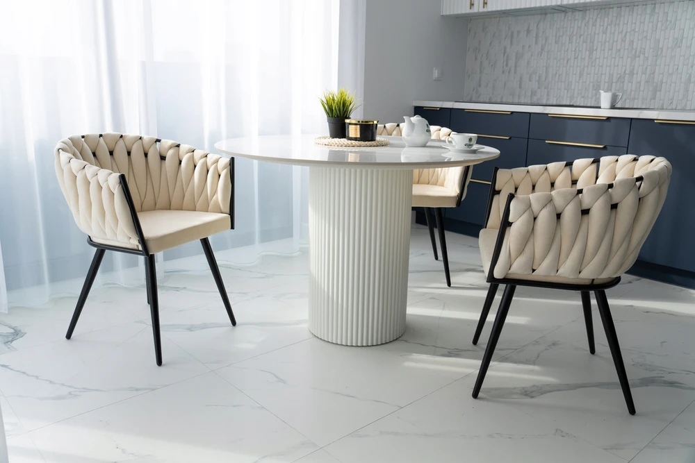 Ehokery Poland Pinta veliūro kėdė ASTON VELVET beige