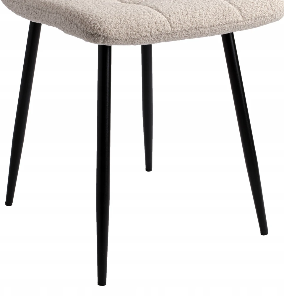 Ehokery BOUCLE DENVER TEDDY BEIGE LAMB MINŠTA KĖDĖ SVETAINEI
