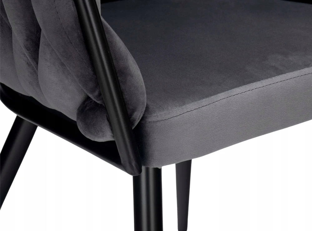 Ehokery COFTON Juodas VELVET GRAPHITE VELVET KĖDĖ SVETAINEI IR