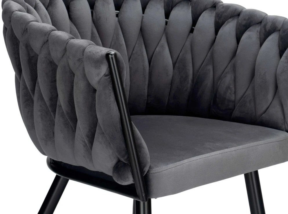 Ehokery COFTON Juodas VELVET GRAPHITE VELVET KĖDĖ SVETAINEI IR