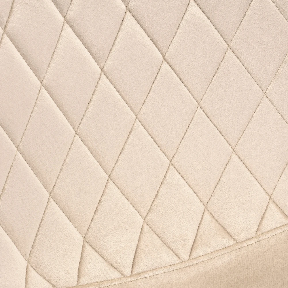 Ehokery DEXTER BEIGE BEIGE VELVET MINŠTA KĖDĖ VALGOMOJE SVETAINEI, MODERNA