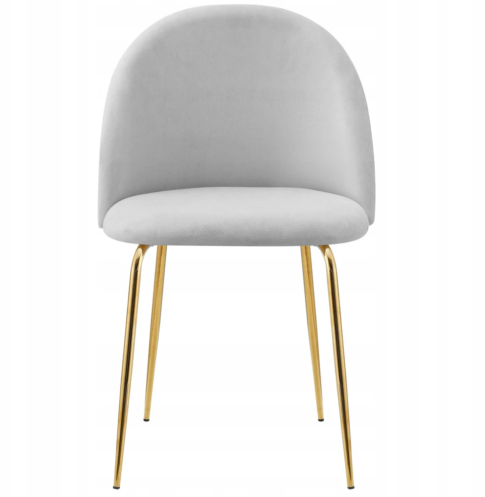 Ehokery FARGO GOLD VELVET GRAY AKOMINIO KĖDĖ VALGOMUI, MODERNI SVETAINE