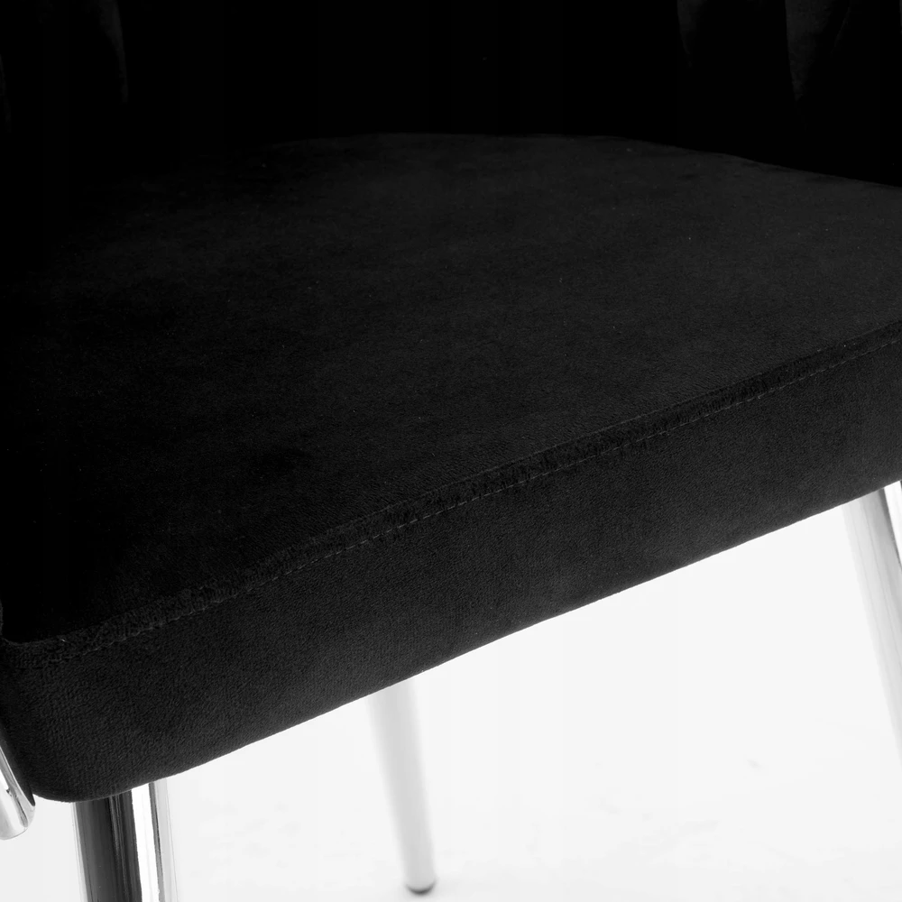 Ehokery GLAMOUR AUSTI MINŠTINĖ KĖDĖ SU MODERNIŠKIOMIS METALINĖMIS KOJĖLĖMIS