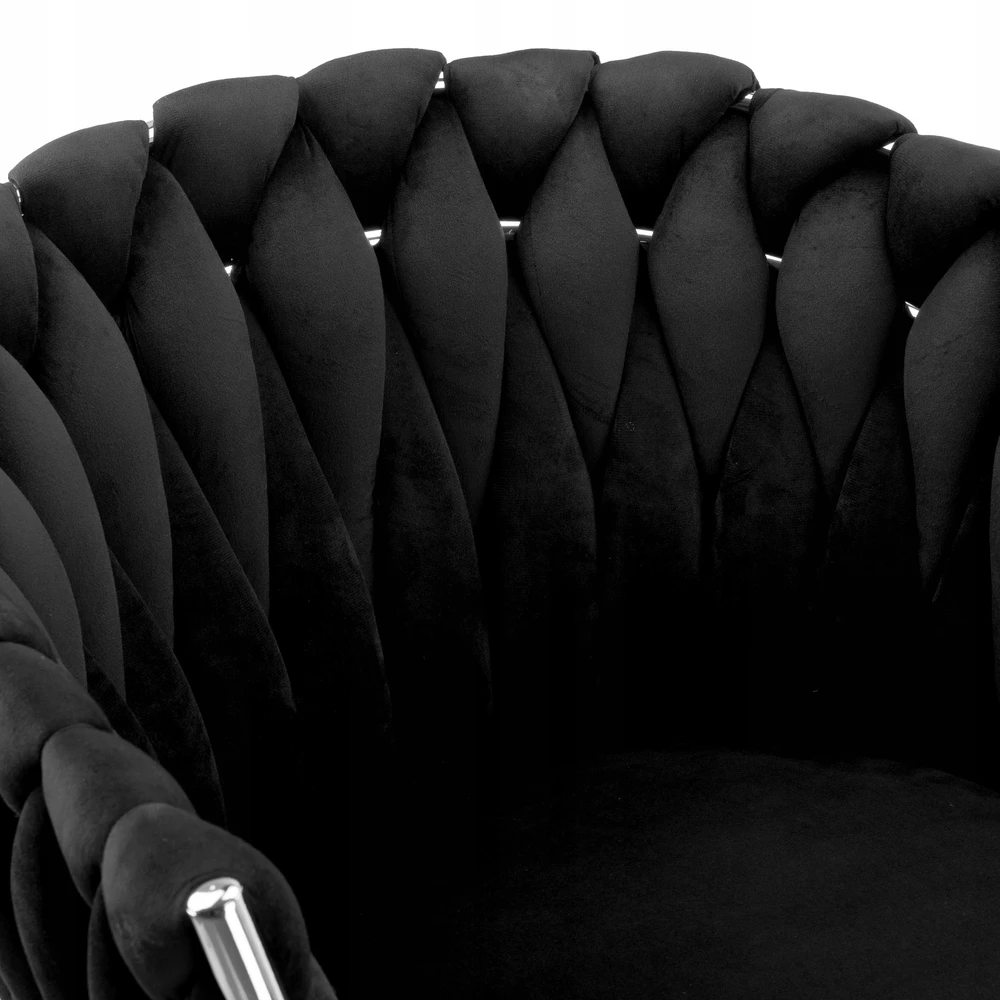 Ehokery GLAMOUR AUSTI MINŠTINĖ KĖDĖ SU MODERNIŠKIOMIS METALINĖMIS KOJĖLĖMIS
