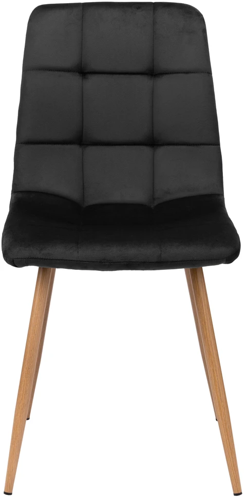Ehokery Juodas VELVET MINŠKINĖ KĖDĖ SU MODERNIOMIS LOFT METALINĖMIS KOJĖLĖMIS