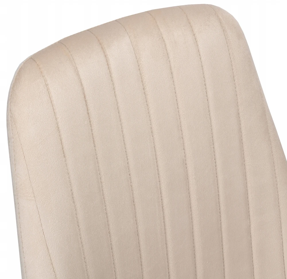 Ehokery LORIENT VELVET BEIGE VELVETINĖ KĖDĖ VALGOMUI, ELEGANTIŠKA SVETAINE