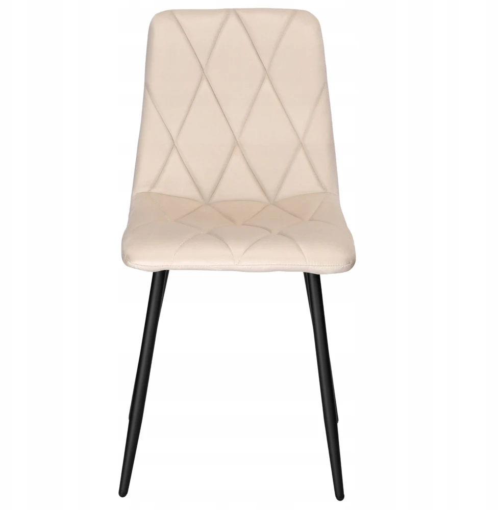 Ehokery MADISON VELVET, BEIGE, MINŠTA AKSOMINĖ KĖDĖ SVETAINEI VALGOMOSIAI