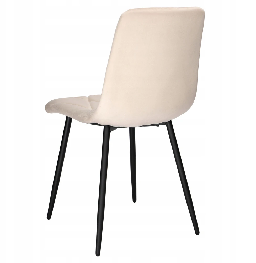 Ehokery MADISON VELVET, BEIGE, MINŠTA AKSOMINĖ KĖDĖ SVETAINEI VALGOMOSIAI