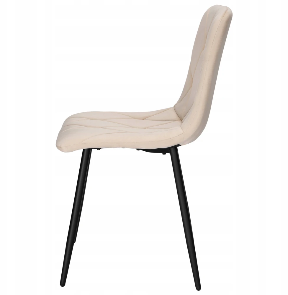 Ehokery MADISON VELVET, BEIGE, MINŠTA AKSOMINĖ KĖDĖ SVETAINEI VALGOMOSIAI