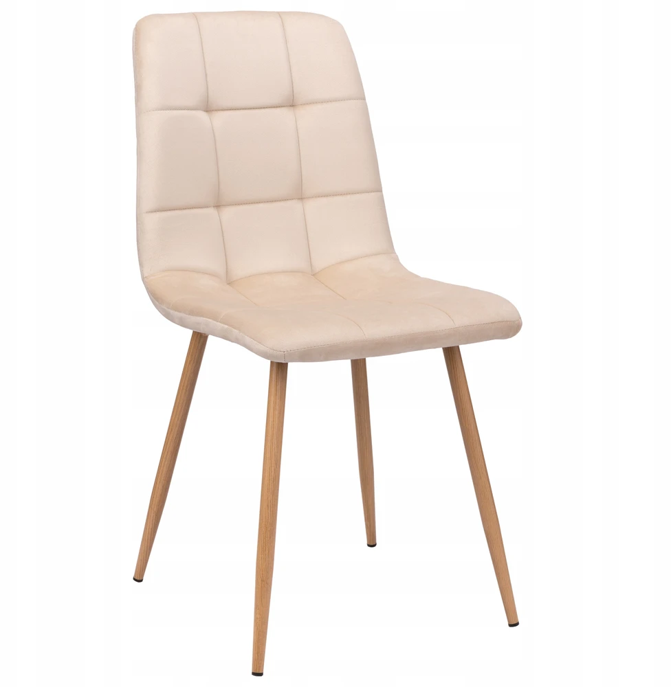 Ehokery MONTANA VELVET BEIGE VELVETINĖ KĖDĖ SVETAINEI, ELEGANTIS VALGOMAS