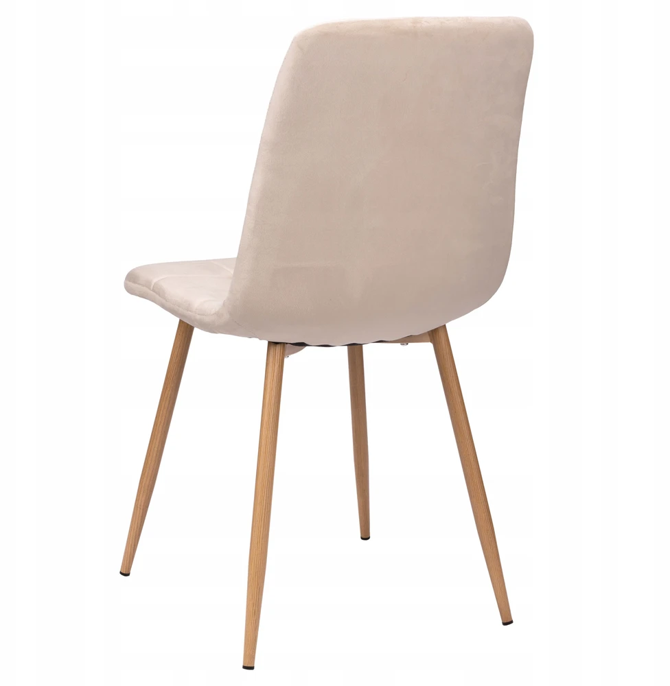 Ehokery MONTANA VELVET BEIGE VELVETINĖ KĖDĖ SVETAINEI, ELEGANTIS VALGOMAS
