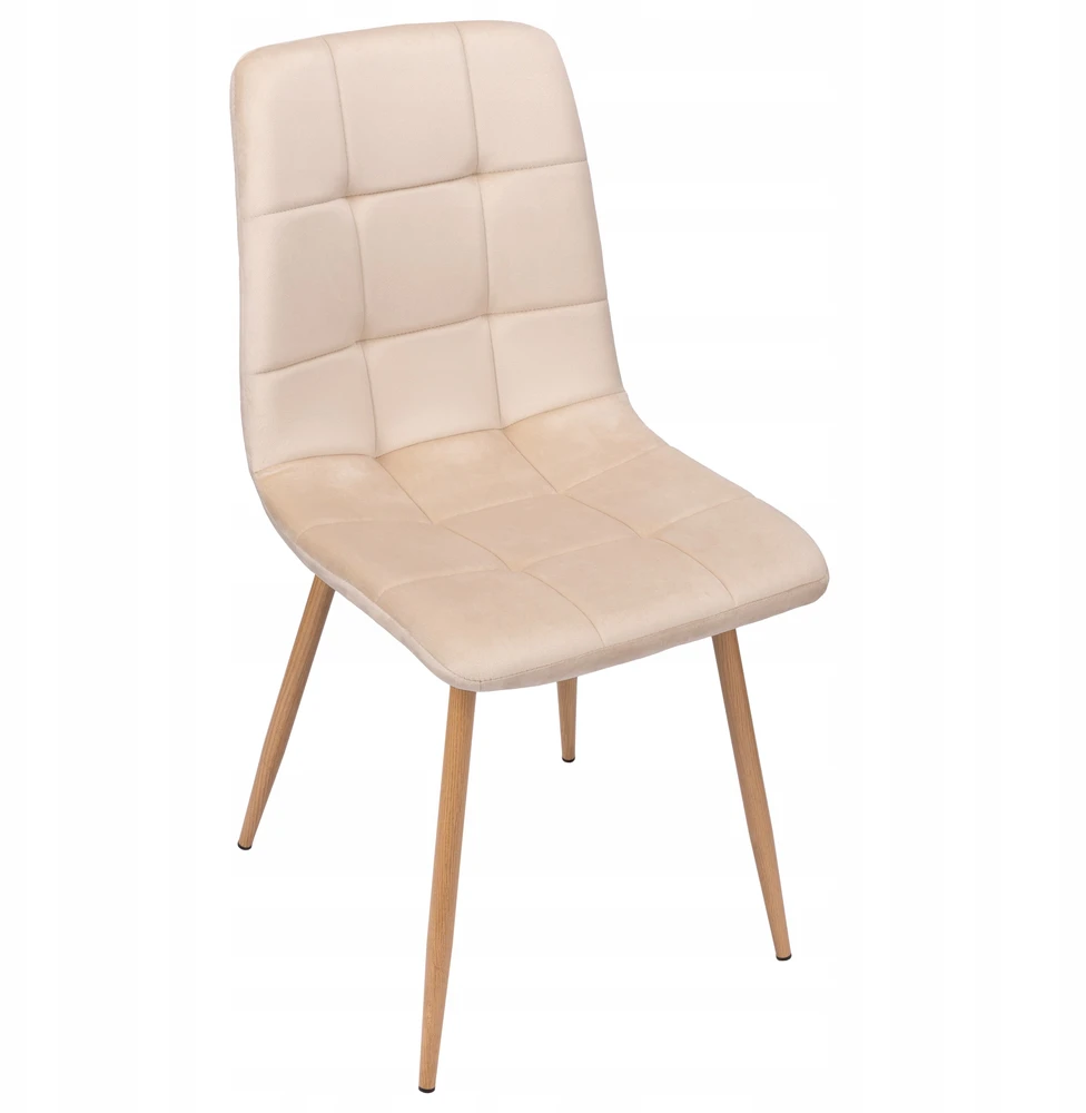 Ehokery MONTANA VELVET BEIGE VELVETINĖ KĖDĖ SVETAINEI, ELEGANTIS VALGOMAS