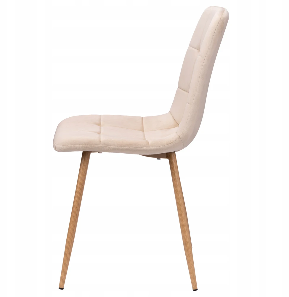 Ehokery MONTANA VELVET BEIGE VELVETINĖ KĖDĖ SVETAINEI, ELEGANTIS VALGOMAS