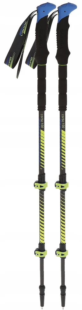 VIKING CARBO LITE TREKKING POLES Juodas/LIME