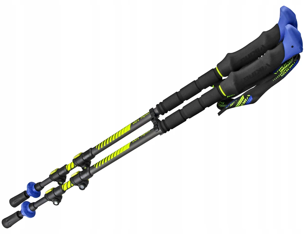 VIKING CARBO LITE TREKKING POLES Juodas/LIME