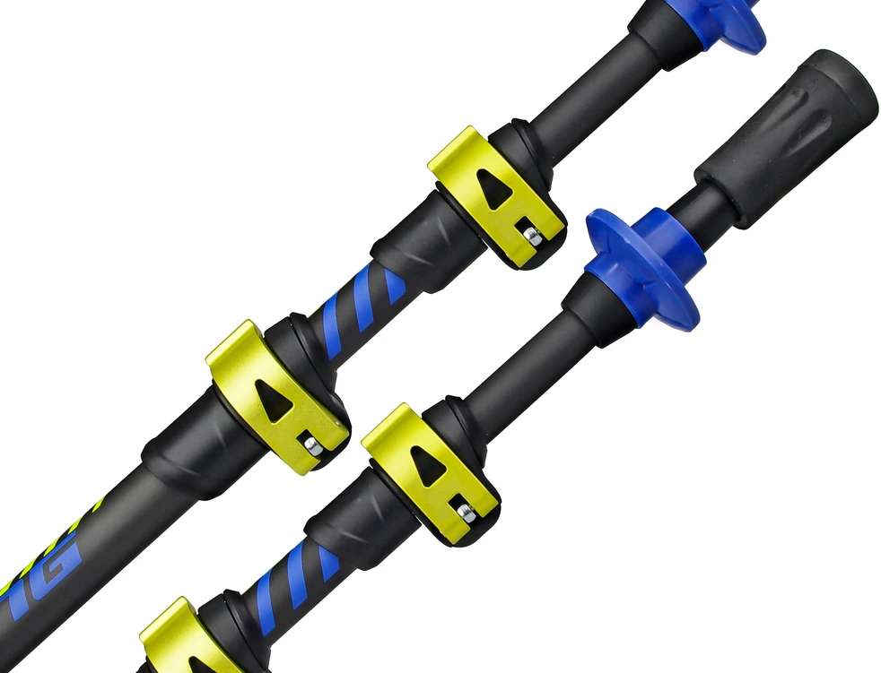 VIKING CARBO LITE TREKKING POLES Juodas/LIME