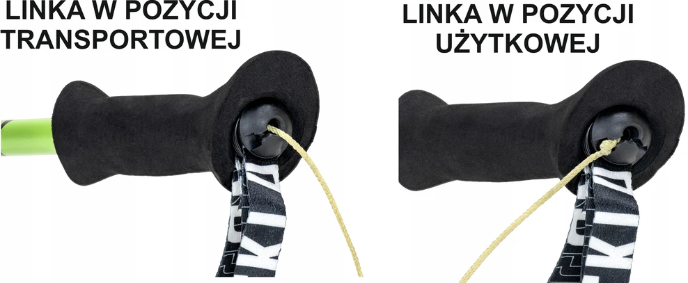 Ėjimo lazdos Rockland Booster, žalios