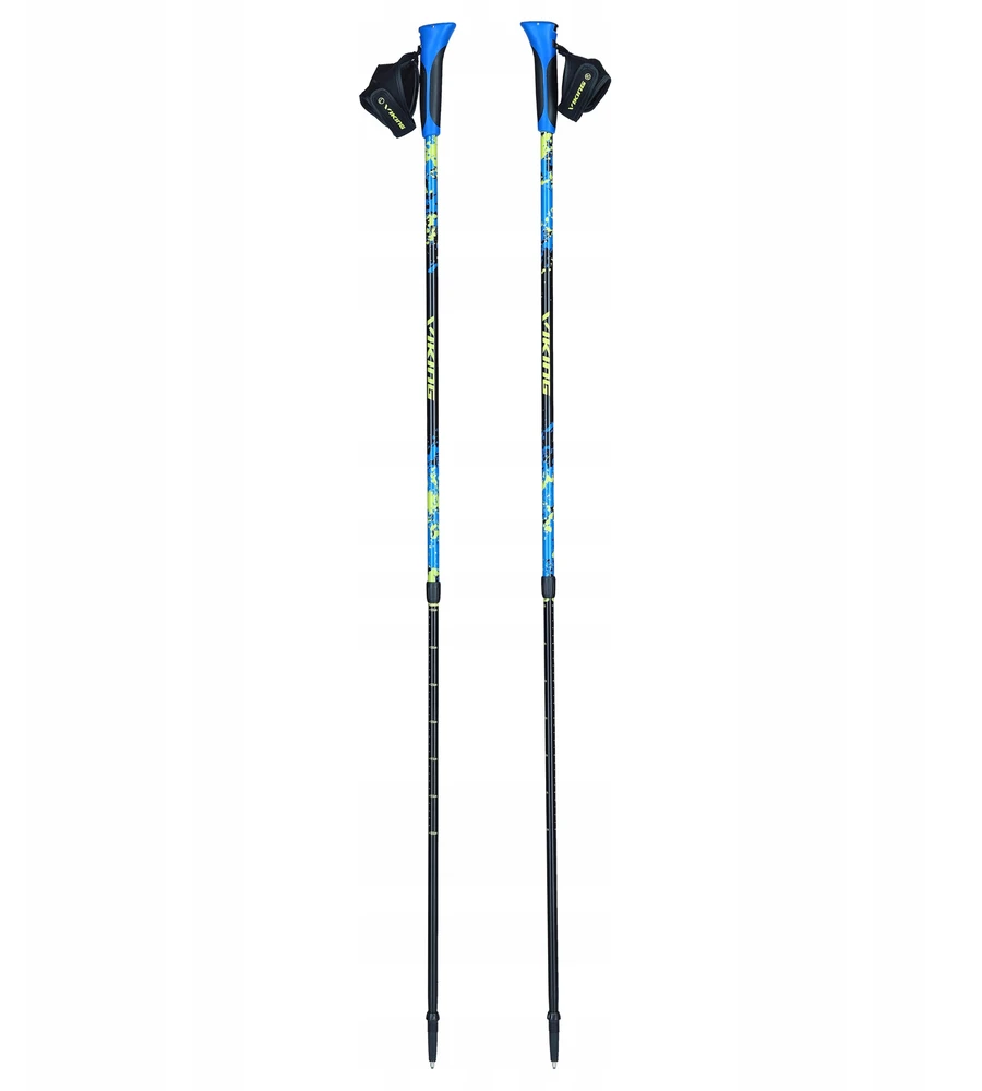 VIKING RUTEN PRO NORDIC WALKING POLES Mėlynas/LIME