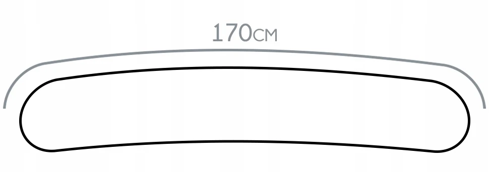 Ekmtrade dodatkowa POSZEWKA na poduszkę TYP I 170 CM W18