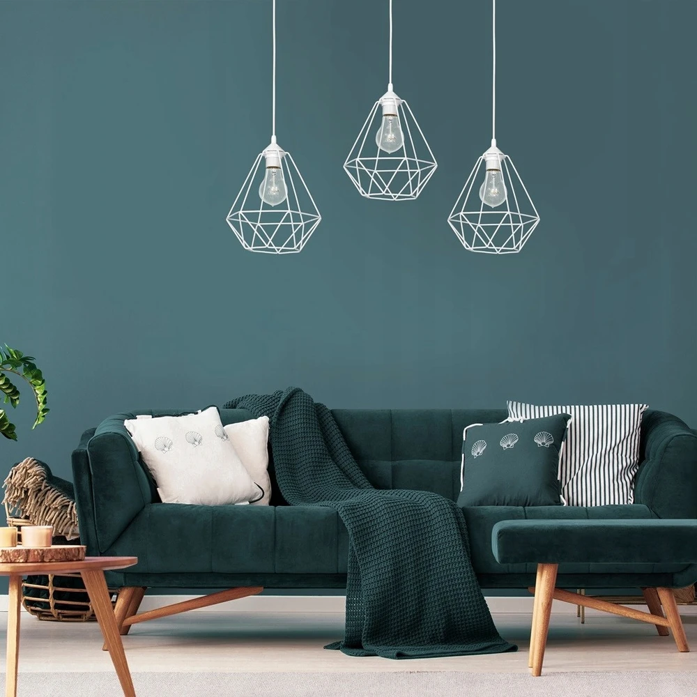 Eko Light BASKET Baltas 3xE27 pakabinamas šviestuvas