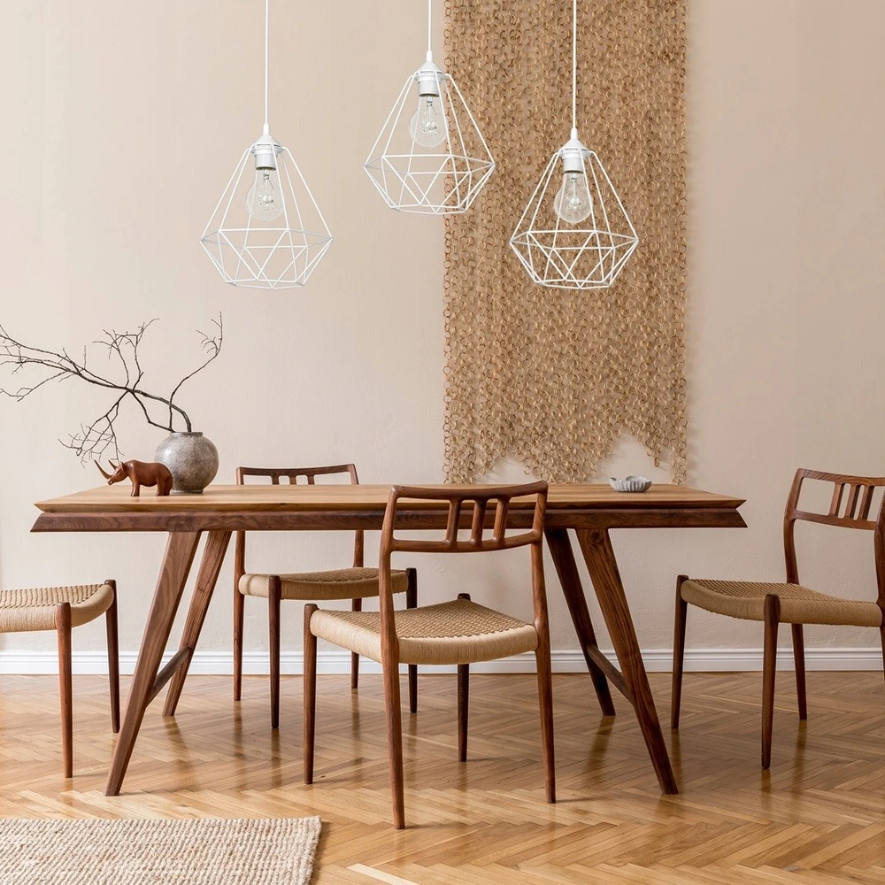 Eko Light BASKET Baltas 3xE27 pakabinamas šviestuvas