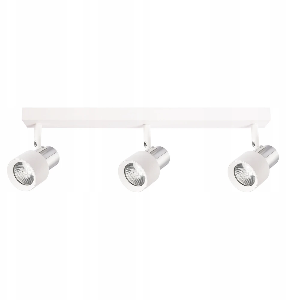 Lubinis šviestuvas Eko Light Lampa sufitowa reflektorki Cino 3xGU10 Baltas + Chrom ML9948 Milagro
