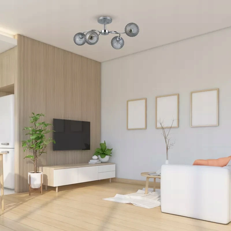 Eko Light Milagro lubinis šviestuvas Akland ML9750, sidabrinės spalvos