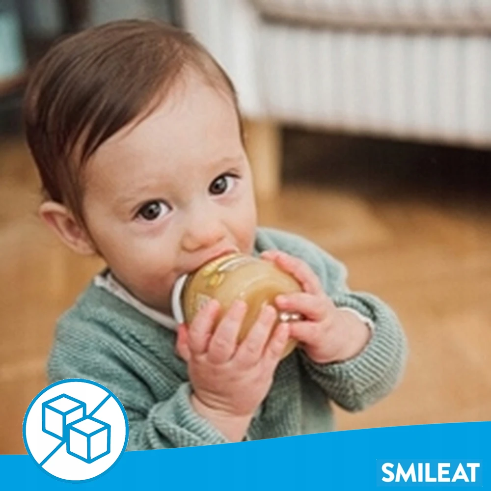 Ekologiškas desertas kūdikiams po 6 mėnesių Multifruit su Mango Smileat 130g