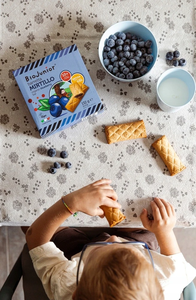 EKOLOGIŠKI SAUSAINIAI VAIKŲ BARULĖMS SU MĖLYGĖMIS BIOJUNIOR 132G ECO BIO