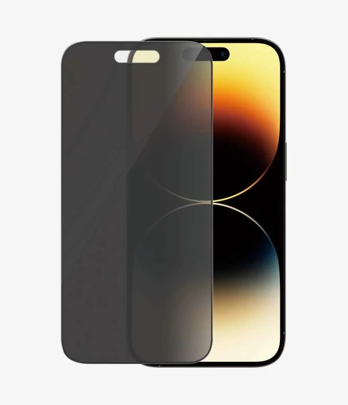 Panzer Glass PanzerGlass | Ekrano apsauga | Apple | iPhone 14 Pro | Stiklas | Juodas | Itin platus pritaikymas; Lengvas montavimas; Privatumo filtras; Atsparus pirštų atspaudams | Privatumas