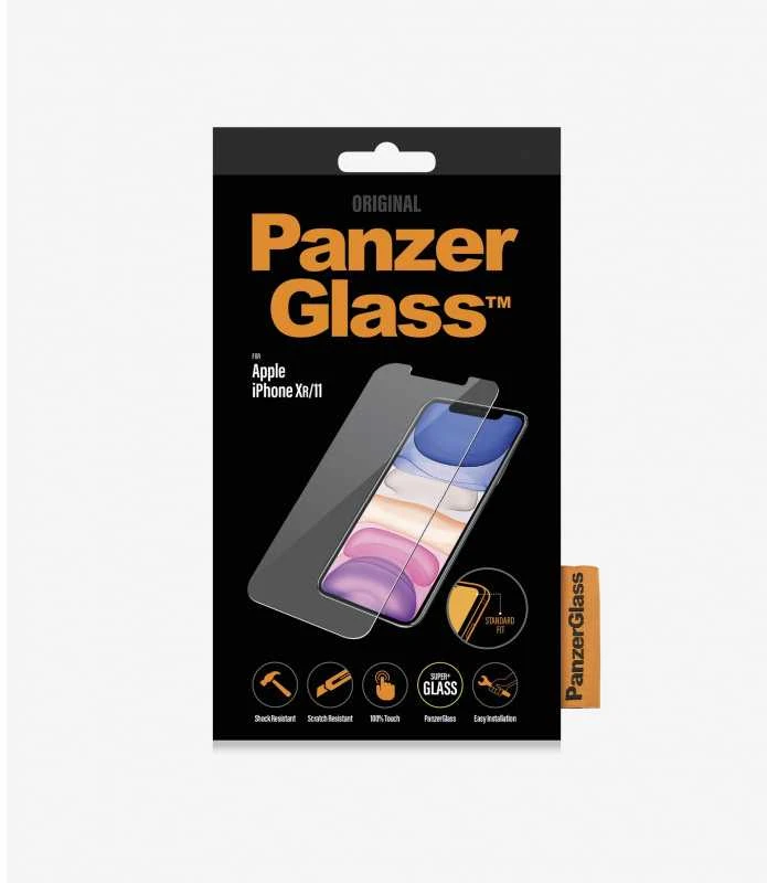 Panzer Glass PanzerGlass | Apple | iPhone XR/11 | Hibridinis stiklas | Skaidrus | Viso kadro aprėptis; Suapvalinti kraštai; 100 % prisilietimo išsaugojimas | Ekrano apsauga
