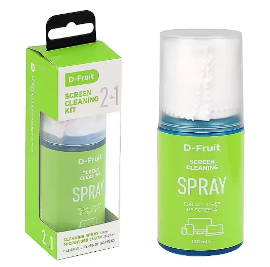 Valiklis Ekranų valymo rinkinys D-FRUIT DF115, 100 ml