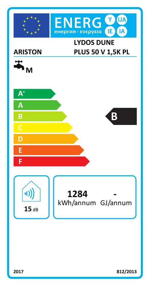 Elektrinis vandens šildytuvas ARISTON LYDOS PLUS 50V EU 50l vertikalus